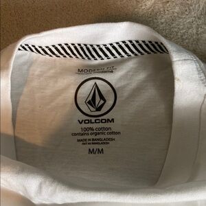 Volcom White Kids Short Sleeve Tee